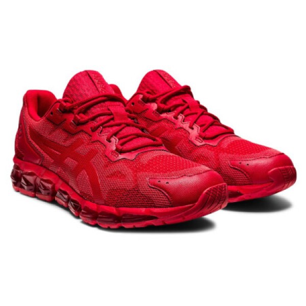 ASICS 亚瑟士跑步鞋 男子 GEL-QUANTUM 360 6代透气缓震回弹马拉松跑鞋 红色 1201A142.600